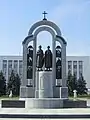 Monument to Kiev princes Boris and Gleb in Vyshhorod
