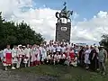 Opening of the monument to Khan Kotrag in the Chuvash Republic, the village of Shemursha, in memory of the founder of the Volga Bulgaria. July, 12. 2022