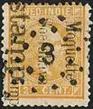 Dutch East Indies, 1881: Moquette private overprint.