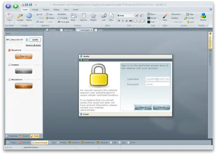 Morfik AppsBuilder Visual Designer
