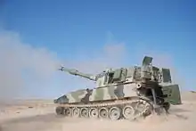 RMA's M109A5 howitzer.