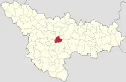 Location in Timiș County