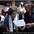 Rehearsal session of Shekar Pareh's Garden with Qotbeddin Sadeghi and Sa'adi Afshar