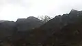 mountain behind tinno village