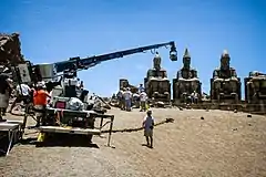 Technocrane rental from ALPHA GRIP in production