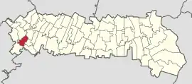 Location in Ialomița County