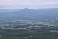 Seen from the west. Taken from Mount Iwate