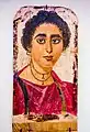 2nd-century mummy portrait from er-Rubayat (Antikensammlung Berlin)