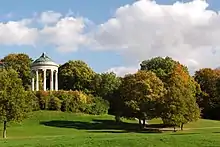 The monopteros in the English Garden, Munich