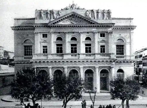 The Municipal Theatre of Corfu in 1901–1902
