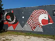 Mural by Fefe Talavera in East Atlanta