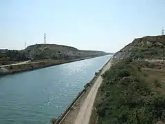 Danube-Black Sea Canal at Murfatlar