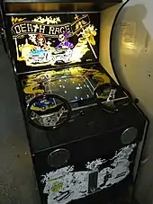 Image 39Death Race was one of the first video games to be criticized for its violence. (from History of arcade video games)