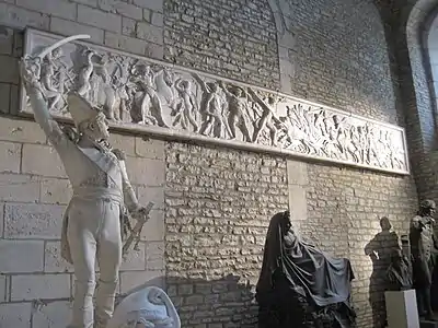 A plaster molding of The Hunt of Melanger 1821–23, Rude Museum, Dijon