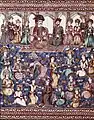 Musicians and dancers at the Court of Nasser-al-Din.