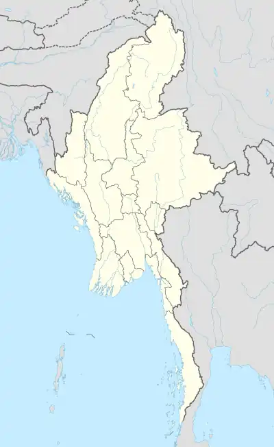 Yangon is located in Myanmar