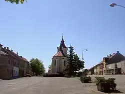 Town square in Mýto