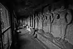 12 live sized images of Vishnu
