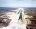 Crawlerway under construction in December 1963