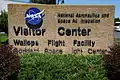 Main sign at the NASA Visitor Center (Wallops Flight Facility)