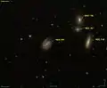 NGC 201 with nearby galaxies (SDSS)