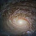 Center of the galaxy imaged by the Hubble Space Telescope.