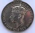 George VI (2nd type); omits 'INDIAE IMP' (1949–1952)