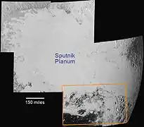 Hillary Montes and Tenzing Montes(context; 14&nbsp;July 2015).
