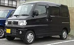 Nissan Clipper Rio U71W (2007-2012) .mw-parser-output .hatnote{font-style:italic}.mw-parser-output div.hatnote{padding-left:1.6em;margin-bottom:0.5em}.mw-parser-output .hatnote i{font-style:normal}.mw-parser-output .hatnote+link+.hatnote{margin-top:-0.5em}Further information: Mitsubishi Town Box