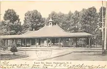 Essex Street station in a 1907 postcard