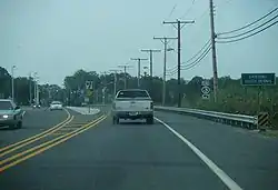 NJ Route 47 southbound approaching NJ Route 83 in South Dennis