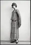 Greta Garbo in french fashion, autumn 1923