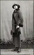 Greta Garbo in french fashion, autumn 1923