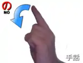 指文字：　の NO