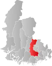 Marnardal within Vest-Agder