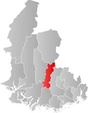 Audnedal within Vest-Agder