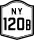 New York State Route 120B marker