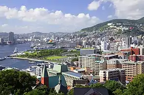 Nagasaki view from Glover Garden, 2014