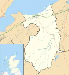 Ferness is located in Nairn