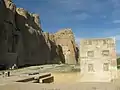 A view of the complex including "Cube of Zoroaster" in the northeastern direction. Note the depth of the cruciforms