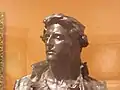 Nathan Hale as depicted in bronze (1890) by Frederick William MacMonnies at the Brooklyn Museum