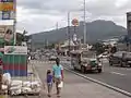 National Highway Crossing at Barangay Halang