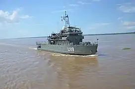 River hospital assistance vessel Carlos Chagas.