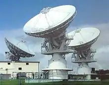 Navy satellite antennas in Wahiawa