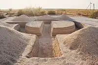 Yuri Shabelnikov. "New archaeology". Sand. 2014.