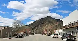 Main Street, looking towards the Grand Hogback