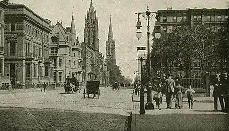 Street view looking north from 51st St. c. 1895