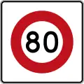 (R1-8.1) 80&nbsp;km/h speed limit
