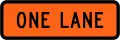 (TW-13) Road narrows to a single lane