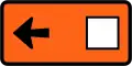 (TW-22) Detour - follow square symbol (to the left)